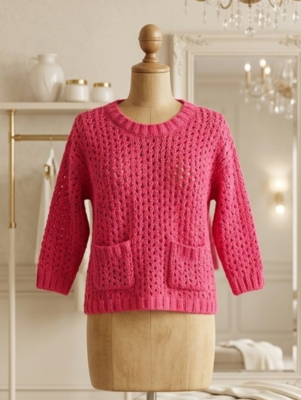 NWT J.J. Basics Women's Vibrant Knit Sweater Sz XS